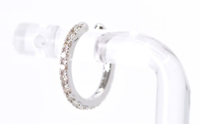 0.2ct 10金 イヤーカフ ホワイトゴールド管理番号RTJ-019 246-001-WG