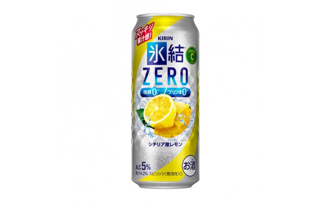 キリン 氷結(R)ZERO シチリア産レモン 500ml×24本 【 お酒 アルコール アルコール飲料 晩酌 家飲み 宅飲み 飲み会 集まり バーベキュー BBQ イベント 飲み物 酎ハイ 】 ● 041009_EL320