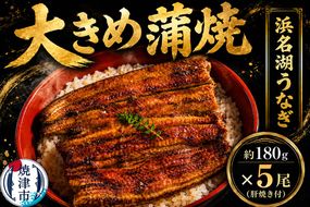 a50-140　浜名湖うなぎ【特大】蒲焼5尾
