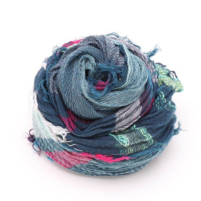 tamaki niime播州織コットン100％ルーツショール（中判）（22-4 ）