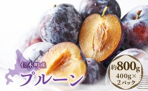 [先行受付] 北海道 仁木町産 季節のプルーン 800g（400g×2パック） プルーン 果物 くだもの フルーツ 果物類 詰合せ [JA新おたる] 