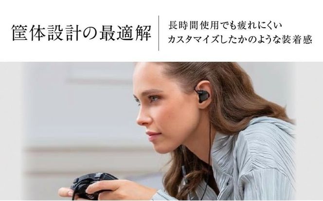 final マイク付 ゲーミング有線イヤホン VR3000 for Gaming ゲーム VR バイノーラル ASMR 360オーディオ推奨 3D SOUND ゲーミングイヤホン 定番 イヤーピース イヤーフック 専用ポーチ 人気 おすすめ ファイナル オーディオブランド