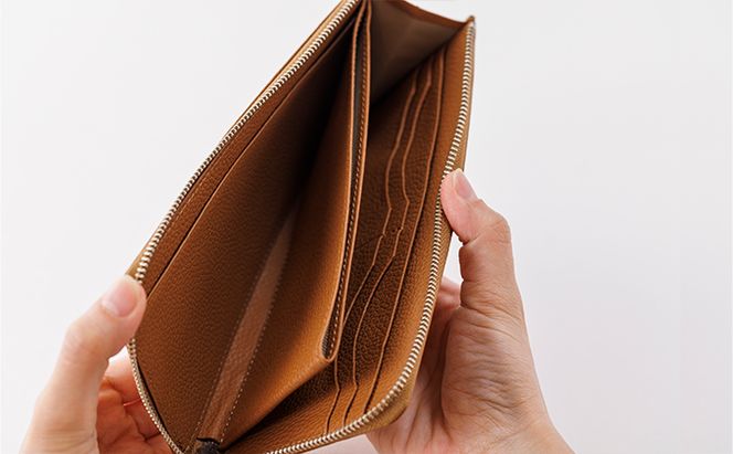 財布 牛革 ロングウォレット 薄マチ L字 ファスナー 長財布 SK002 小銭入れ サイフ 革 牛革製 ロング ウォレット 薄い ファッション 小物 ギフト 国産 日本製 