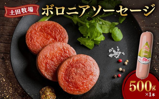 生食OK！ジャージーミート使用 ボロニアソーセージ500g×1本