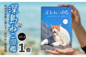 深島ねこ図鑑vol.3 (1冊) 猫 ねこ 写真集 本 雑誌 書籍 深島 猫の島 グッズ 大分県 佐伯市 【HD238】【さいき本舗 城下堂】