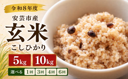 玄米 令和8年産 こしひかり 選べる 5kg 10kg 安芸産 定期便 6回 4回 3回 1回 お米 精米 新米 ごはん ご飯 高知県産 弁当 おにぎり 料理 新嘗祭皇室献上米 令和8年 健康志向 もちもち食感 美味しい 農家直送 先行予約 おにぎり 高級米 ブランド米 冷めても美味しい 炊き立て 食べ比べ 人気 おすすめ 贈答用 ギフト お米の定期便人気 安芸市 高知県