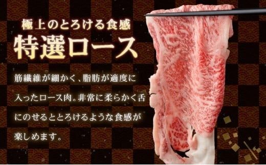 口の中でとろける食感☆特選☆佐賀牛ロース薄切り 400g 国産 黒毛和牛 薄切り スライス すきやき しゃぶしゃぶ ご褒美 ごちそう グルメ お取り寄せ 贈り物 贈答 ギフト