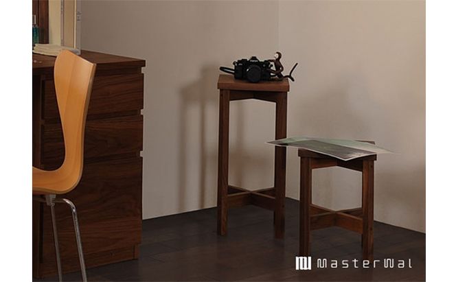 マスターウォール トゥルム スツール 家具 インテリア ウォールナット 送料無料 収納 イス チェア 