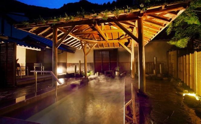 伊賀のかくれ宿 赤目温泉隠れの湯 対泉閣で使える　60,000円分宿泊ギフト券（赤目四十八滝招待券 2名様分付き）