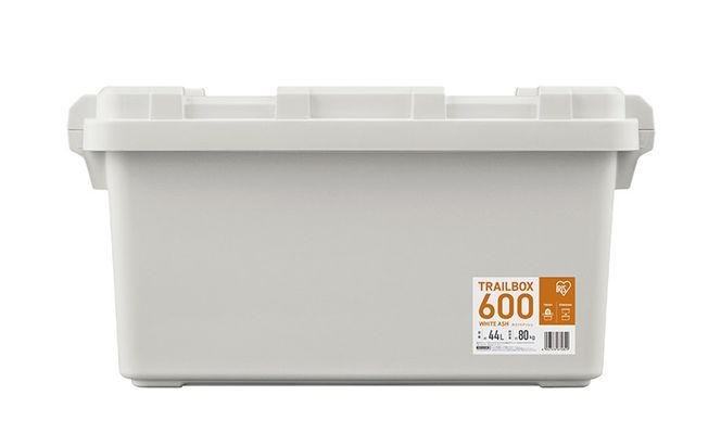収納ボックス 44L 収納ケース TRAILBOX600 TRB-600 ホワイトアッシュ アイリスオーヤマ コンテナボックス 蓋付き ストッカー バックル付き アウトドア キャンプ レジャー 車用 ボックス 工具 屋外 防災 雑貨 日用品 備蓄用 