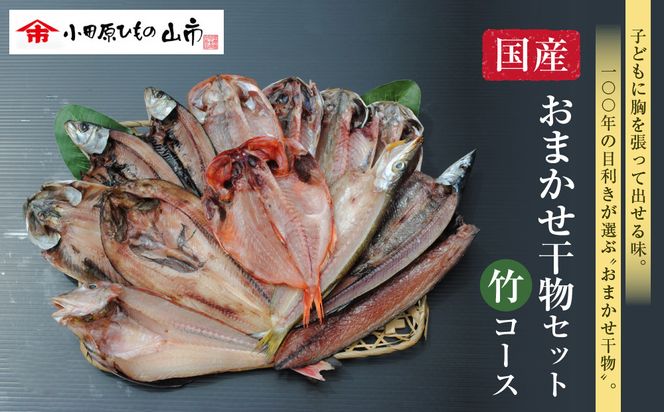 【国産】おまかせ干物セット 竹コース【お取り寄せ 海鮮 グルメ ギフト プレゼント 産地直送 産直 魚 手作り ひもの 詰め合わせ お中元 お歳暮 父の日 母の日 誕生日 自宅用 贈答品 贈答用 朝食 バーベキュー 神奈川県 小田原市】 142069_AM001