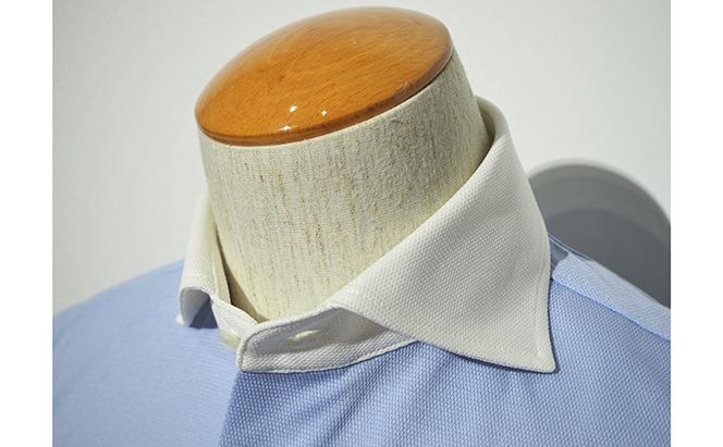 丸和繊維工業 INDUSTYLE TOKYO 動体裁断 シャツ クレリック サックス ファッション 「すみだモダン」 