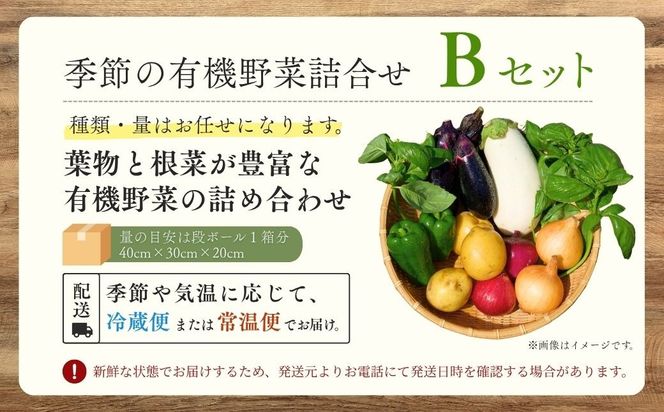 西田農園　季節の有機野菜詰合せ　Bセット  da002n00