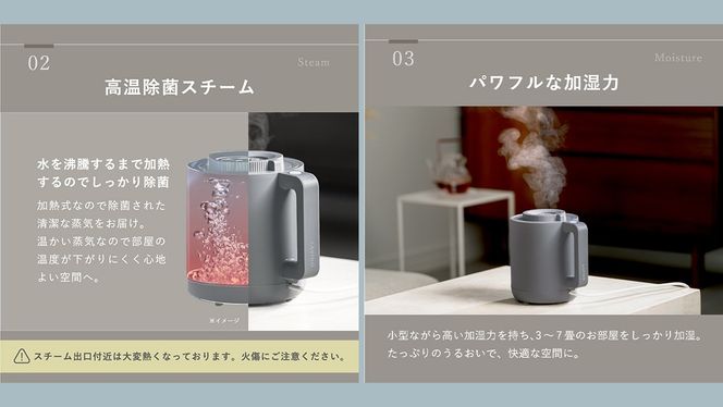LAVINO ホットモイスト LAVINO ラビーノ 加湿器 卓上加湿器 空調 家電 暖房