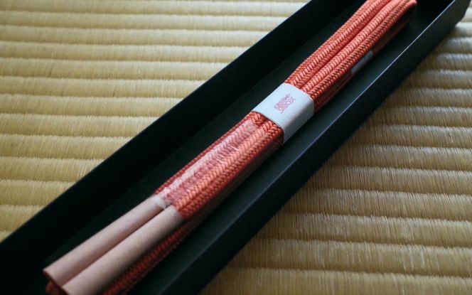  オーダーメイド　帯締め「ゆるぎ」　伊賀くみひも　無地 【mtsm0002】