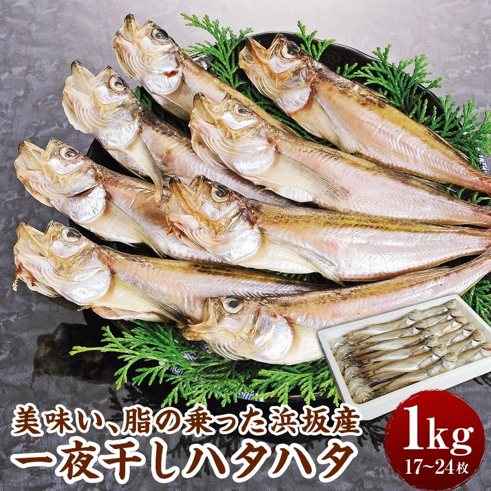 [ふるさと納税]美味い、脂の乗った 浜坂産 一夜干し ハタハタ 1.0kg 17〜24枚 はたはた 干物 干し魚 干しハタ 干し物 魚介 1kg おつまみ 惣菜 おかず 国産 冷凍 お取り寄せ 兵庫県 新温泉町 送料無料