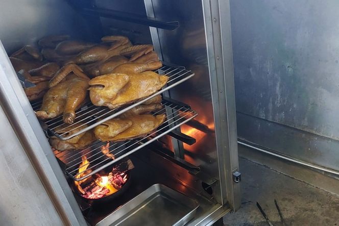 栃木しゃもスモーク　むね・もも・レバーセット　※離島への配送不可