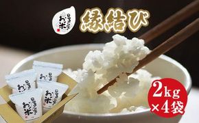 225.日置さん家のお米「縁結び」2kg×4袋【精米・2025年産】 313726_AE023VC01
