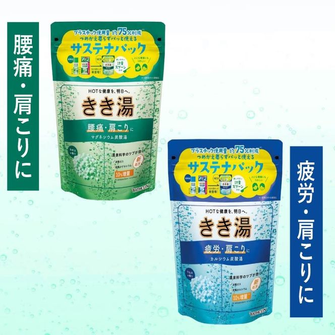 【全3回定期便】 入浴剤 バスクリン きき湯 6種 詰合せ セット 疲労 回復 SDGs お風呂 日用品 バス用品 温活 冷え性 改善 スキンケア 敬老の日 ギフト 贈り物 静岡県 藤枝市 