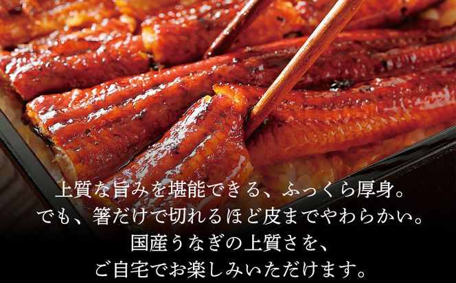 【2026年3月下旬発送】 国産 うなぎ 蒲焼き 3尾 タレ付き