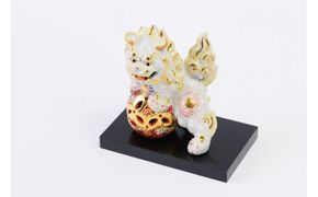4.5号獅子　白盛　（台・立札付） 172111_CY13001