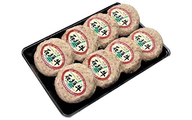 沖縄県産 石垣牛 ハンバーグセット 800g (100g×8個) 牛 ハンバーグ 冷凍 ギフト お取り寄せ 沖縄市 / お肉屋本店[BCAZ002]