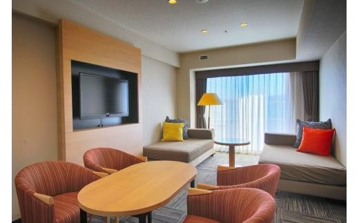 ホテルレジーナ河口湖　「上層階デラックスツインルーム」　1泊２食付き　２名様宿泊券 FDX005