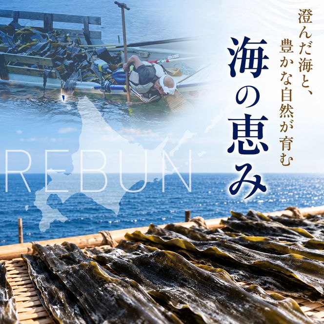 【3カ月定期便】北海道 礼文島産 天然 利尻だし昆布 170g×2袋［株式会社やまじょう］【 定期便 昆布 だし昆布 出汁こんぶ 天然 利尻昆布 前浜産 海藻 和食 旨味 】