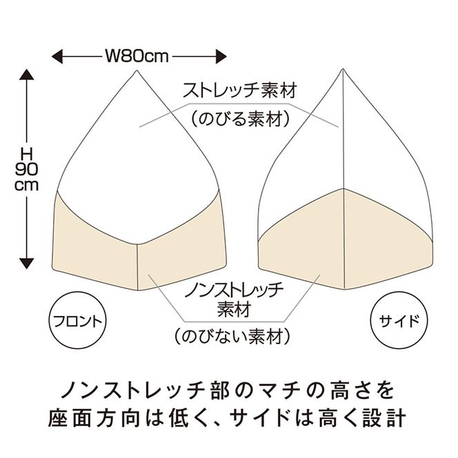 ビーズクッション MOGU モグ マウンテントップ カバー 付 日本製 クッション ビーズソファ ひとり ソファ 一人用 ソファー 背当て 背当てクッション 一人掛けソファ ローソファ 座椅子 インテリア おしゃれ 日用品 雑貨 兵庫県 兵庫 