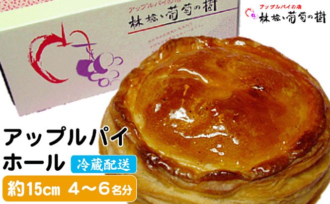 アップルパイ ホール 林檎と葡萄の樹 5号サイズ テレビや催事でも人気 酸味と甘さの絶妙なバランス 15cm 配送不可 離島 りんご 美味しい スイーツ こだわり 