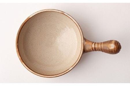 【年内発送】アヒージョ 鍋 小 （ 焦げ白 ） 《糸島》【窯元ろくろ /浅見大輔】 食器 調理器具 直火 オーブン [AUJ001]