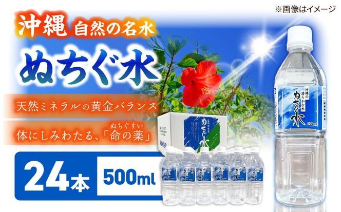 自然の名水 ぬちぐ水 500ml 24本 水 飲料水 ミネラルウォーター 防災 キャンプ 備蓄 / トゥワァイス[BCEJ001]