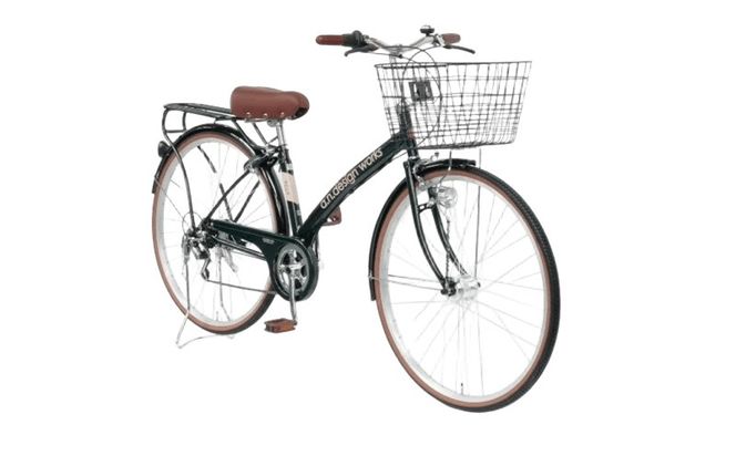 099X359-1 a.n.designworks/ STYLE KIX CITY276 グリーン【27型 自転車 完成品 組み立て不要 アウトドア サイクリング じてんしゃ 通勤 通学 新生活】