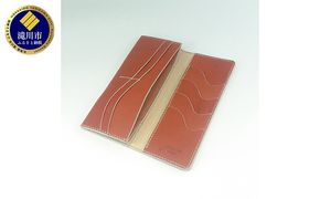 Vague 長財布（ブルゴーニュ）｜北海道 滝川市 長財布 財布 ウォレット 小銭入れ 牛革 革 革製品 革財布