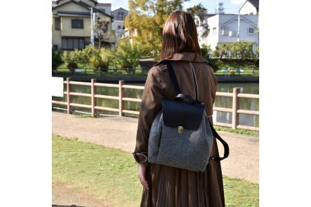 豊岡鞄　カルド リュック （グレー）
