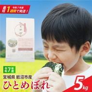 【 令和7年産 】 宮城県産 ひとめぼれ 5kg 単品 一等米 すぐ 届く 米 精米 東北米 ふるさと納税 米 お米 白米 コメ ライス ご飯 米5kg 5キロ ごはん 美味しい 国産 宮城県 岩沼市 kome okome お取り寄せ 産地直送 東北 SD001