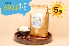 米 おひさま米 5kg 1袋 [HUTTE 宮崎県 美郷町 31ao0027] ふるさと納税 お米 おこめ コメ こめ 天日干し 天日掛け干し 掛け干し米 自然乾燥 天日乾燥 おにぎり お弁当