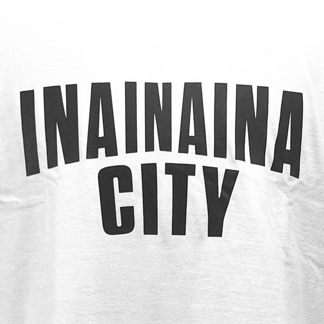 INA CITY Tシャツ ホワイトXLサイズ | アパレル 服 洋服 Tシャツ ロゴT シャツ 伊那デザイン シンプルT ホワイト ブラック ご当地T ローカルブランド カジュアル 伊那市 ふるさと納税