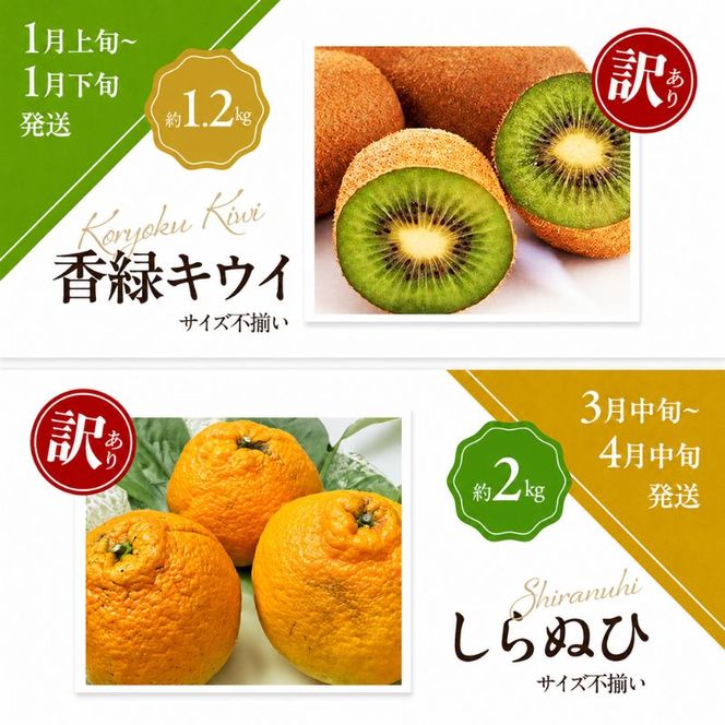 讃岐の訳ありフルーツ定期便（全8回）