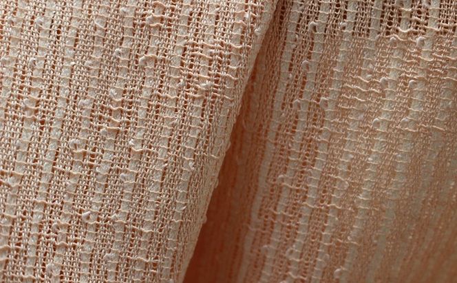 ショール 桜染 手織り スピンピコットショール 桜ピンク 雑貨 日用品 ファッション 織物 染物 工房夢細工 