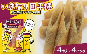 FKK19-480_いきなり団子棒 熊本 郷土菓子 さつまいも 小豆 あんこ つぶあん おやつ お菓子 熊本県 嘉島町