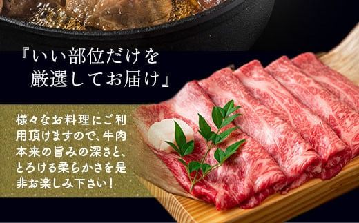 訳あり 博多和牛 しゃぶしゃぶ すき焼き 400g [MEAT PLUS 福岡県 宇美町 um40azp010007] 牛肉 肉 肩ロース 肩バラ モモ肉 バラ肉 和牛 牛しゃぶ 牛すき