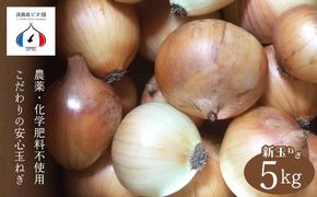 農薬・化学肥料不使用　こだわりの固定種新玉ねぎ【発送時期2026年4月～5月頃】