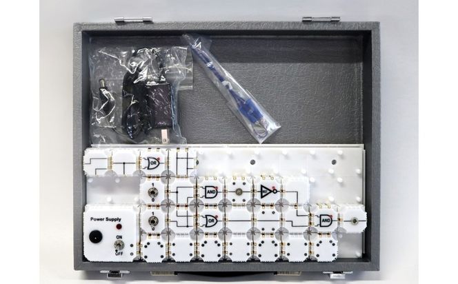 論理回路動作の実習キット 電子ブロックシステム DBL-23（情報教科・論理回路実習装置）