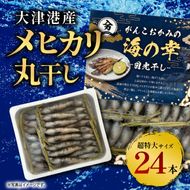丸干し超特大めひかり 24本（約850ｇ前後 ）【めひかり メヒカリ 特大サイズ 魚 海産物 茨城県 北茨城市 冷凍】（DM001）