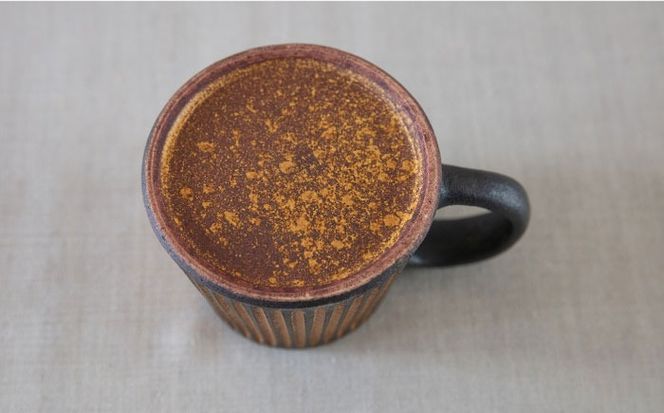 鉄釉 マグカップ (山型) 2個セット 糸島市 / 醇窯 やきもの コップ マグ ペア[AOE004] 醇窯 高須健太郎 陶器 やきもの マグカップ マグ コップ セット 鉄釉 ペア