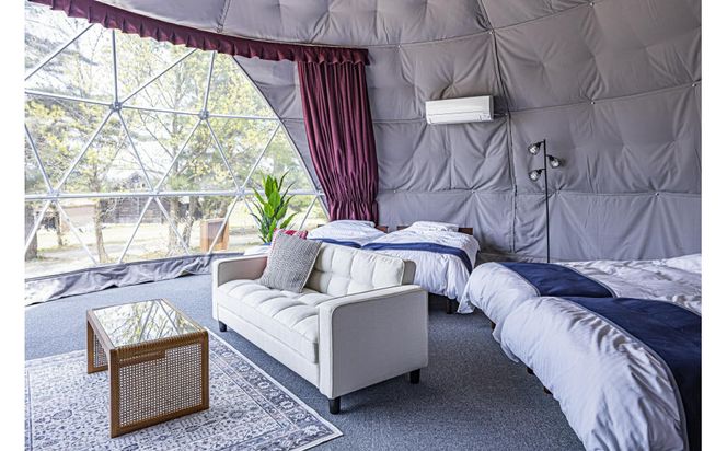 鳥取砂丘でグランピング体験 グランドーム砂優 ご宿泊割引券 2万円分 312011_FA001