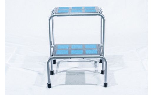 Z-123 広い座面で乗り降り安心！らくらく踏み台２段式高所用
