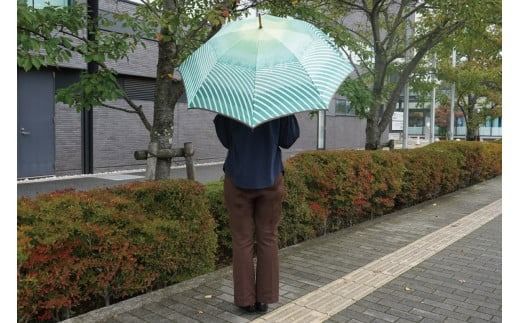 雨長傘　富士山（緑）