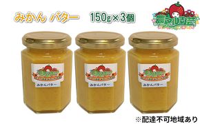 みかん バター 150g×3個 農マル園芸 あかいわ農園 乳製品 ミカン 蜜柑 果物 フルーツ フレーバー 